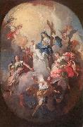 WINTERHALTER, Josef the Younger Faith, Hope and Charity oil painting picture wholesale